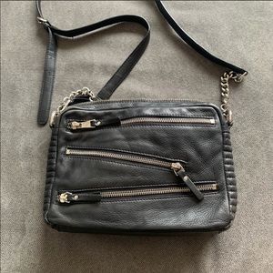 Ash leather bag